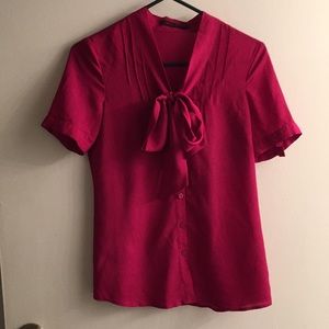 Magenta Career Blouse